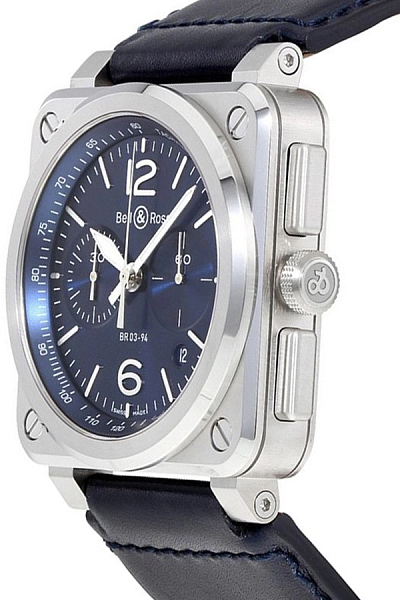Bell & Ross Blue Steel BR0394-BLU-ST/SCA