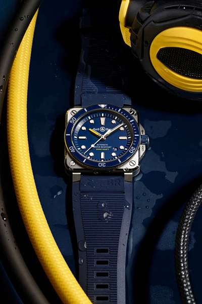 Bell & Ross Diver Blue BR0392-D-BU-ST/SRB