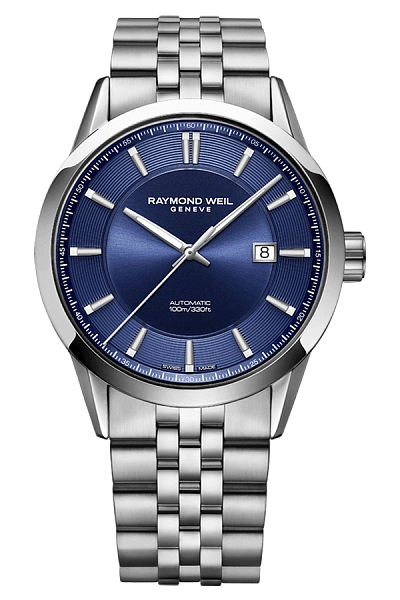 Raymond Weil Freelancer Мужские автоматические часы с синим циферблатом 2731-ST-50001