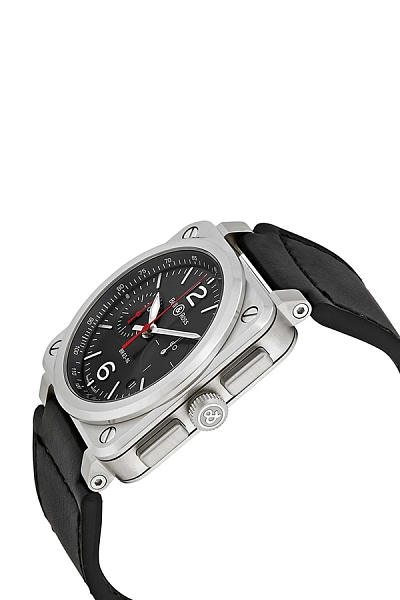 Bell & Ross Black Steel BR0394-BLC-ST/SCA