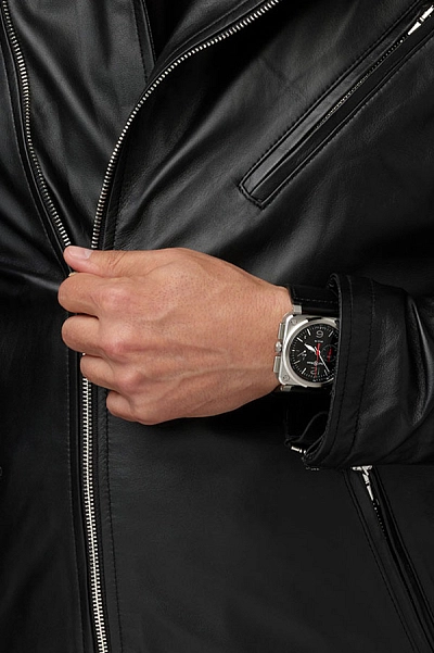 Bell & Ross Black Steel BR0394-BLC-ST/SCA