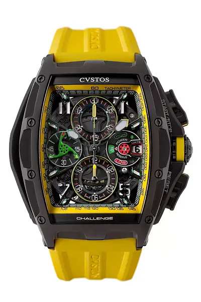 Cvstos Chrono Black Steel Yellow B00107.4102001