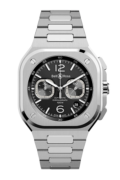 Bell & Ross BR 05 Chrono Black Steel BR05C-BL-ST/SST