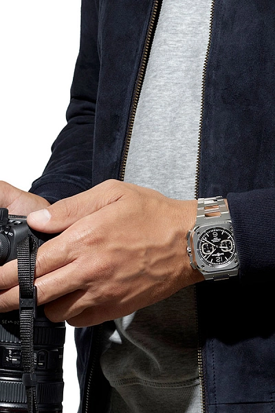 Bell & Ross BR 05 Chrono Black Steel BR05C-BL-ST/SST