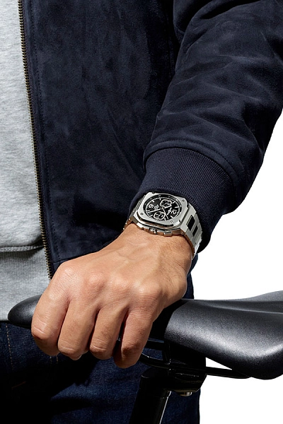 Bell & Ross BR 05 Chrono Black Steel BR05C-BL-ST/SST