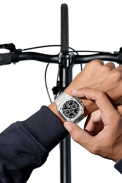 Bell & Ross BR 05 Chrono Black Steel BR05C-BL-ST/SST