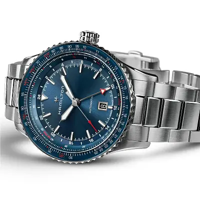 Hamilton Khaki Aviation Cpnverter Auto GMT H76715140