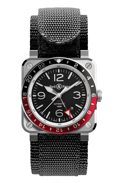 Bell & Ross BR 03-93 GMT BR0393-BL-ST/SCA