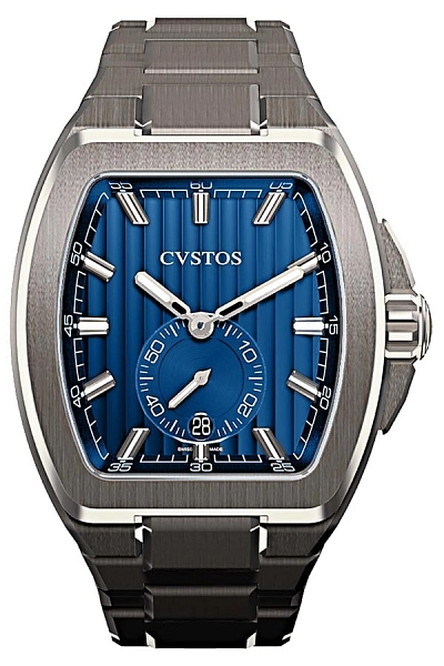 CVSTOS Metropolitan PS титановый / синий