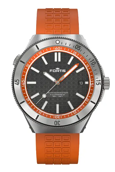 Fortis Marinemaster M-44 Янтарно-оранжевый на горизонте F8120013