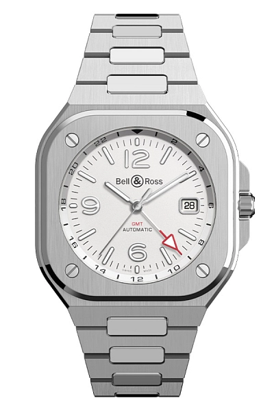 Bell & Ross BR 05 GMT White BR05G-SI-ST/SST