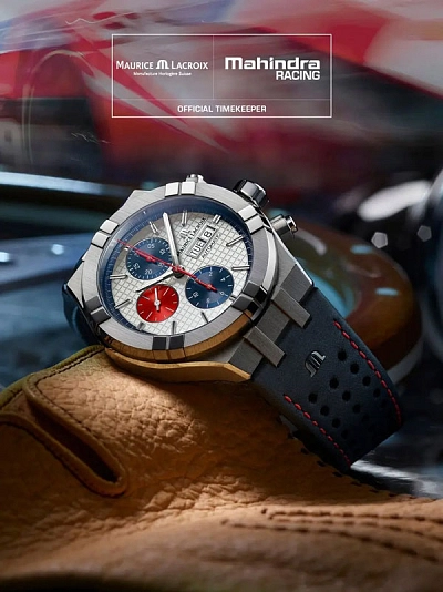 Maurice Lacroix Auto Chrono Special Edition Mahindra Racing AI6038-SS001-133-4