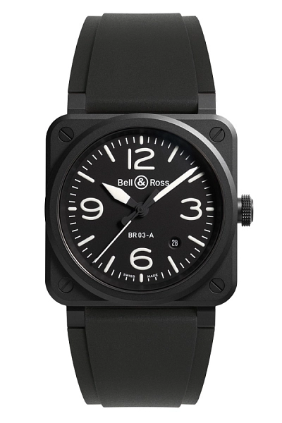 Bell & Ross BR 03 Black Matte BR03A-BL-CE/SRB