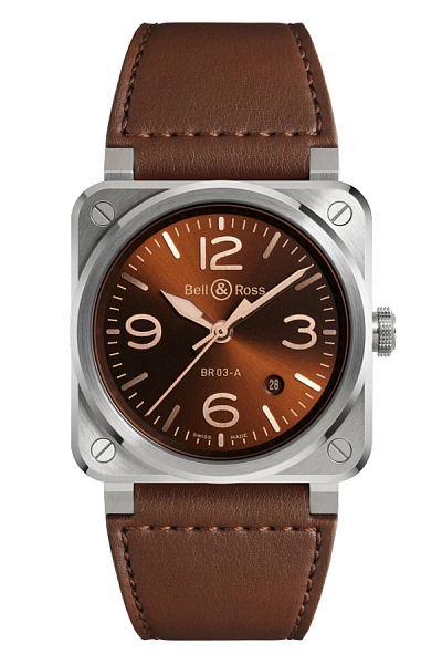 Bell & Ross New BR 03 Golden Heritage BR03A-GH-ST/SCA