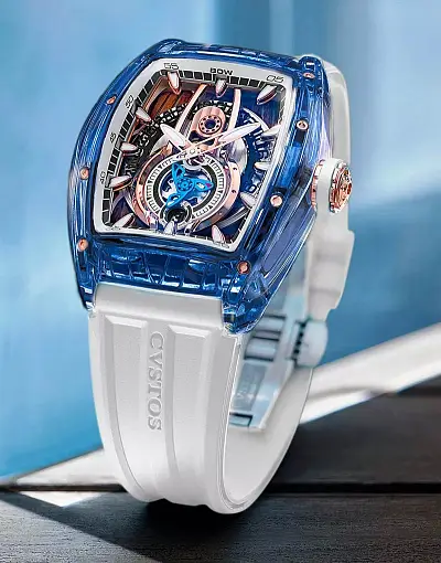 CVSTOS Sealiner PS Синий сапфир Черный циферблат C00103.4182001