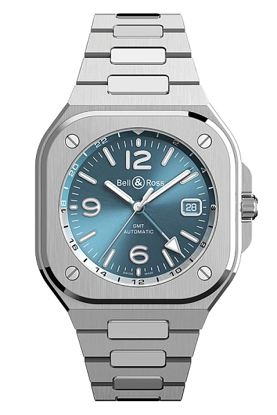 Bell & Ross BR-05 GMT Sky Blue BR05G-PB-ST/SST