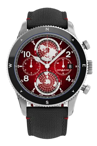 Montblanc 1858 Geosphere Chronograph 0 Oxgen Ограниченная серия 290 экземпляров 132303