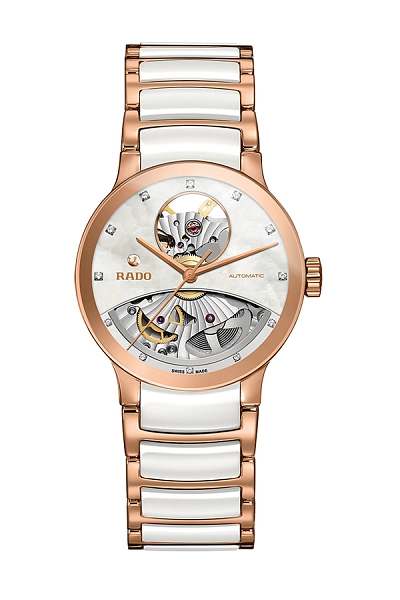 Rado Centix Женские автоматические часы с открытым сердцем с бриллиантами R30248902