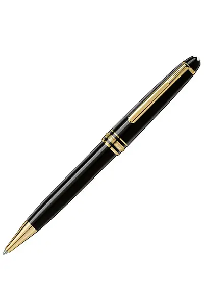 Ручка-шариковая Montblanc Meisterstück Classique с позолоченным покрытием MB132453