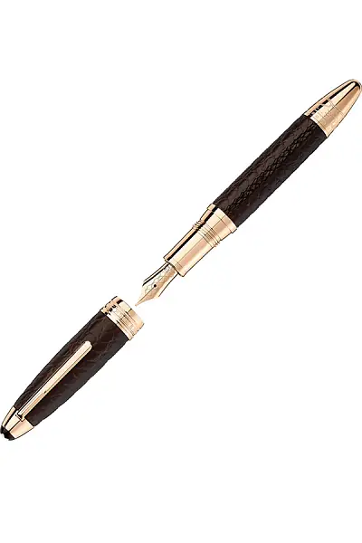 Перьевая ручка Montblanc Great Masters Exotic Brown Alligator 119693