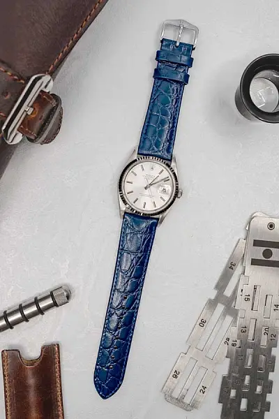 Ремень Хирш Крокогрейн M 12302880-2-18