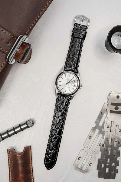 Ремень Хирш Крокогрен L 12322850-2-18