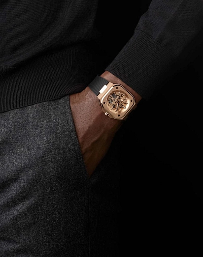 Bell & Ross BR 05 Skeleton Gold BR05A-PG-SK-PG/SRB