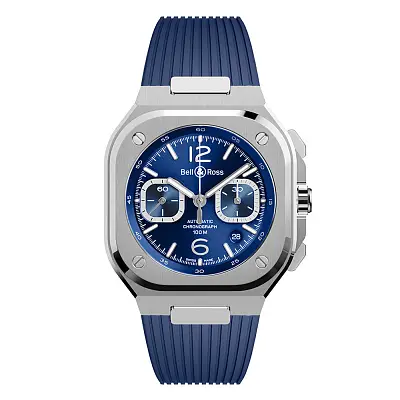Bell & Ross BR 05 Chrono Blue Steel BR05C-BLU-ST/SRB