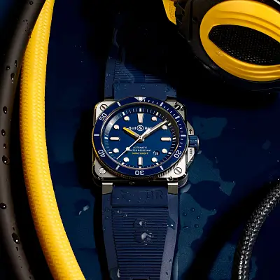 Bell & Ross Diver Blue BR0392-D-BU-ST/SRB