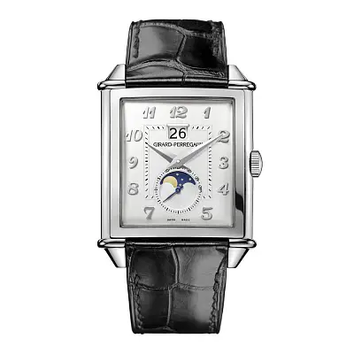 Винтаж 1945 XXL Большая дата и фазы Луны 25882-11-121-BB6B