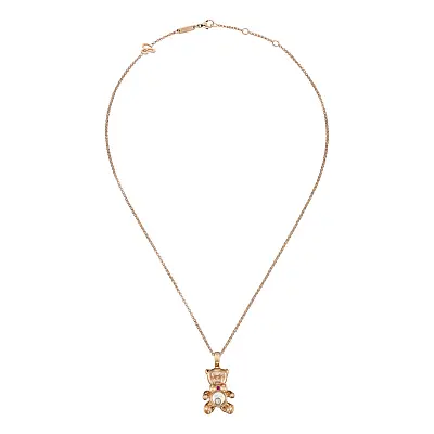 Золотой кулон Chopard Happy Diamonds Teddy Bear 79A188-5001
