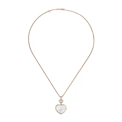 Золотой кулон Chopard Счастливые сердца 79A075-5301