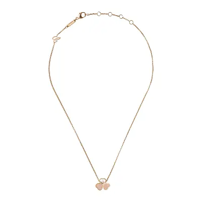 Золотой кулон Chopard Счастливые сердца 81A083-5711