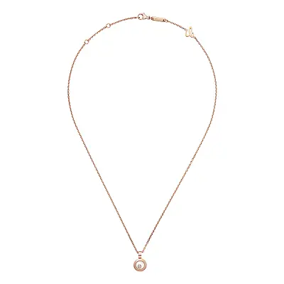 Золотой кулон Chopard Happy Diamonds 79A017-5001