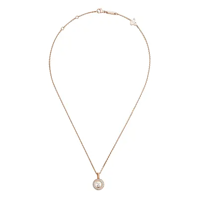 Золотой кулон Chopard Happy Diamonds 79A017-5201
