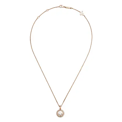 Золотой кулон Chopard Happy Diamonds 79A018-5201