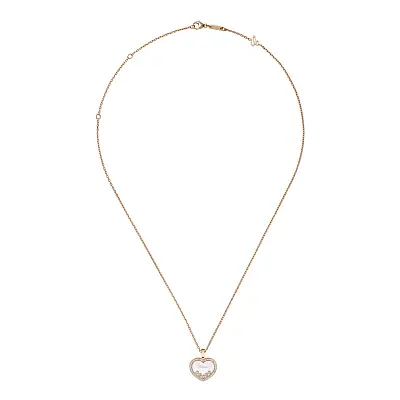 Золотой кулон Chopard Happy Diamonds 79A038-5201