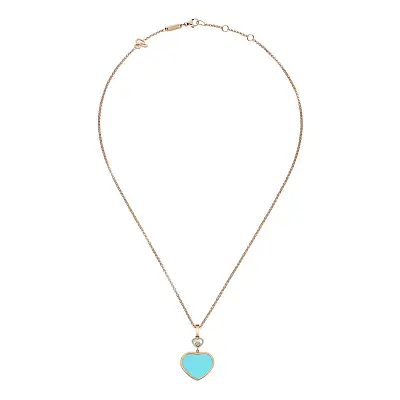 Золотой кулон Chopard Счастливые сердца 797482-5401