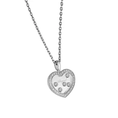 Золотой кулон Chopard Happy Diamonds 79A038-1201