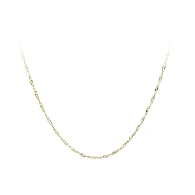 Золотая цепочка плетения «Сингапур»