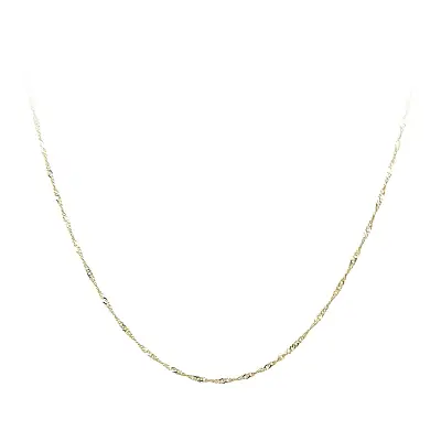 Золотая цепочка плетения «Сингапур»