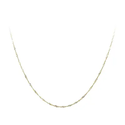 Золотая цепочка плетения «Сингапур»