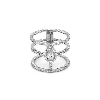 Золотое кольцо с бриллиантами