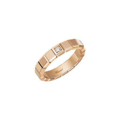 Золотое кольцо Chopard Кубик льда