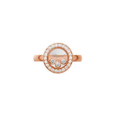 Золотое кольцо Chopard Happy Diamonds 82A018-5216
