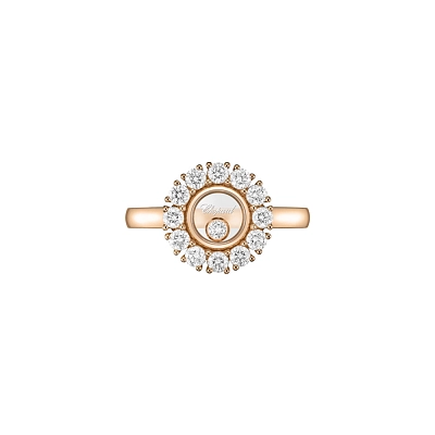 Золотое кольцо Chopard Happy Diamonds 82A609-5110