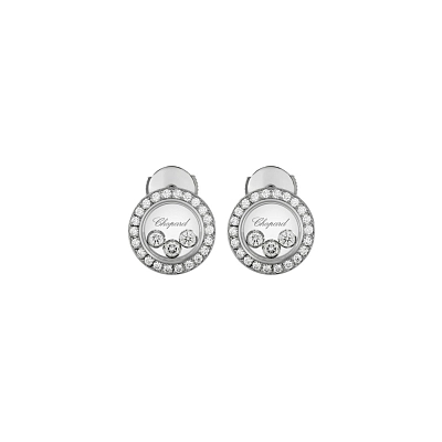 Золотые серьги Chopard Happy Diamonds 83A018-1201