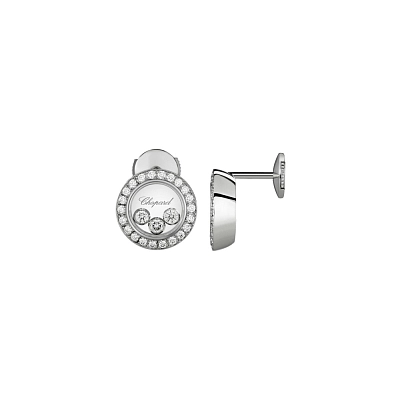 Золотые серьги Chopard Happy Diamonds 83A018-1201