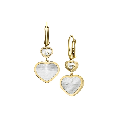 Золотые серьги Chopard Happy Hearts 837482-0310