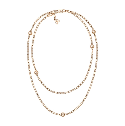 Золотое колье Chopard Happy Diamonds 81A117-5001
